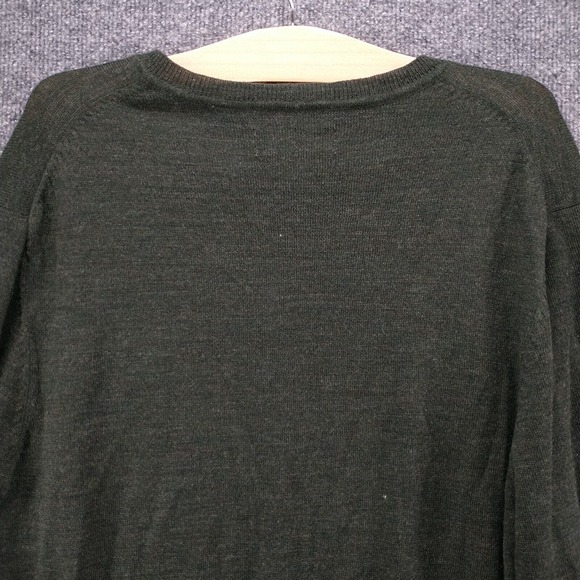 Kenneth Roberts Platinum Men's Pullover V-Neck Knit Sweater Green Medium W/Tags - Picture 6 of 11